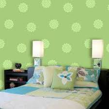 I love the contrasting paint colors they chose. Buy Wall Stencil Designs Paintings Online At Lowest Price Gallerist In