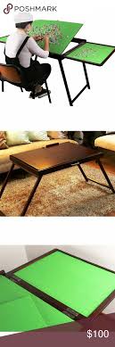 Puzzle Table Wooden Jigsaw Puzzle Table For Adults Kids Large Portable Folding Table With Storage Cover Fold And Go Puzzle Table Jigsaw Puzzle Table Table
