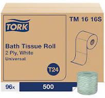 Tork® Universal Quality 2 Ply Bath Tissue - 4" x 3.8", White
