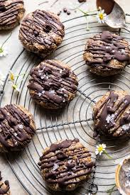 6 Ingredient No Bake Chocolate Chip Cookies Half Baked Harvest Recipe Low Sugar Desserts Plant Based Dessert Recipes Plant Based Desserts