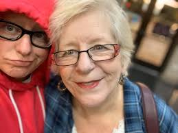 This is my mama, not too long after I told her i was marrying Abby. And  yes—at first...she worried that the world would not be safe for us. But she  made a