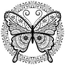 Download our printable butterfly coloring page today! Welcome Spring With This Beautiful Butterfly Coloring Page Print Out This Free Design And Hav Butterfly Coloring Page Mandala Coloring Pages Butterfly Mandala