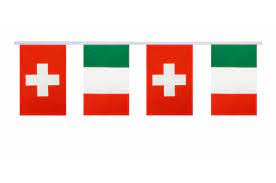 In der deutschsprachigen schweiz hat sich das wort flagge zur bezeichnung der schweizer louis mühlemann: Freundschaftskette Schweiz Italien 15 X 22 Cm Flaggenfritze De