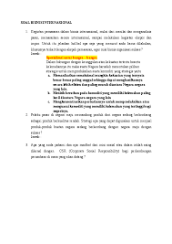 Maybe you would like to learn more about one of these? Soal Bisnis Internasional Jawaban Amelita Cuaca Academia Edu