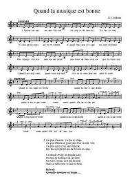 Quand La Musique Est Bonne Partition Gratuite Partition Musique Partitions Clarinette Partition Accordeon