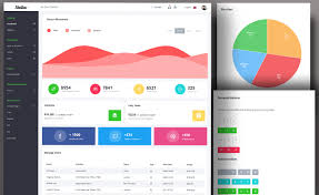 free bootstrap 4 web application dashboard template with