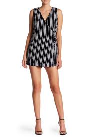 Striped Skirted Romper