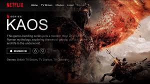 Critic craig mathieson presents his picks for titles worth watching. Kaos A Series About Greek Mythology Is Coming To Netflix