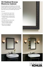 Kohler 20 In X 26 In Rectangle Surface Recessed Mirrored Medicine Cabinet In The Medicine Cabinets Department At Lowes Com
