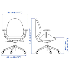 Hattefjall Office Chair With Armrests Gunnared Beige White Ikea Office Chair Store Design Interior Beige