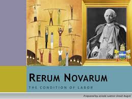 It was an open letter, passed to all catholic bishops , that addressed the condition of the working classes. Rerum Novarum