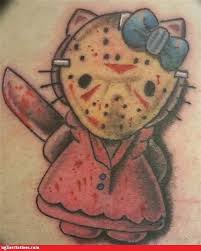 We all love horror movies, right? Ugliest Tattoos Horror Films Bad Tattoos Of Horrible Fail Situations That Are Permanent And On Your Body Funny Tattoos Bad Tattoos Horrible Tattoos Tattoo Fail Cheezburger