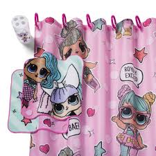 Get it as soon as thu,. L O L Surprise Smart N Classy Shower Curtain And Hook Set Multi Colored Curtains Shower Curtain Cool Girl Bedrooms