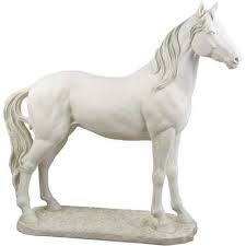 This is a masterpiece that brings a quiet calm to me, when i see it. Stallion Horse 47 Garden Animal Statues Horse Statue Outdoor Garden Statues