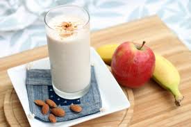Almond Apple Banana Smoothie Smoothie Recipes Healthy Breakfast Banana Juice Recipe Fruit Smoothie Recipes