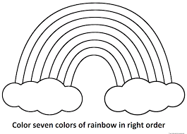 There are more sophisticated coloring, which only by an adult. Printable Cute Rainbow Coloring Pages Novocom Top