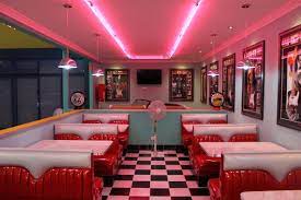 Custom American Diner Fitout American Diner Living Space Decor Diner