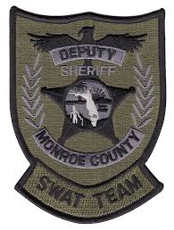 Us State Of Florida Monroe County Sheriff Office Swat Unit Patch Subdued