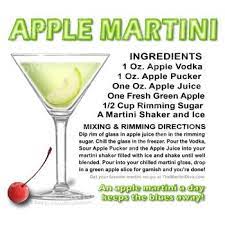 Add all the ingredients to your shaker. Apple Martini Recipe Apple Martini Apple Vodka Apple Martini Recipe