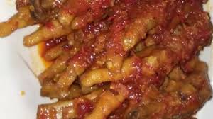 Ayam goreng is an indonesian and malaysian dish consisting of chicken deep fried in oil. Ceker Pedas Asam Manis Dimanaja Com