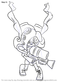 Learn How To Draw Octoling From Splatoon Splatoon Step By Step Drawing Tutorials Coloring Pages Learn To Draw Cool Coloring Pages