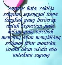 Ucapan selamat malam buat pacar tersayang yang romantis tersebut mungkin akan membuatnya sumringah dan semakin sayang. Dp Bbm Kata Kata Ucapan Selamat Tidur