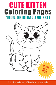Fun art challenges, diy's and coloring pages and activities can also be found. Cute Kitten Coloring Pages Updated 2021