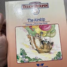 Vintage 1985 Teddy Ruxpin Hardback "The Airship" Worlds of Wonder BOOK ONLY  9780934323000| eBay