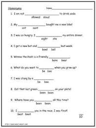 Homonyms Homophones Words And Worksheets Homophones Worksheets Grammar Worksheets Grade Spelling
