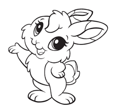 Cartoon rabbit coloring page from rabbits category. Bunny Coloring Pages Coloring And Malvorlagan
