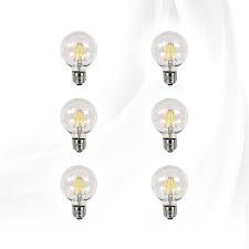 Vintage globe led light bulbs (1). Clear Led Globe Bulbs Dimmable Cool White 4w Impressions Vanity Co