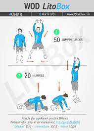 Awesome Wod De Crossfit A La Maison Du 19 01 2015 Litobox Wod Litobox Burpees