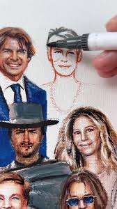 Drawing Jamie Lee Curtis