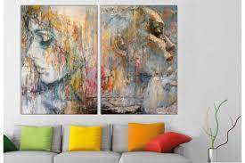 Selma ceylan adlı kullanıcının koleksiyonu. Srbd134 2p Yagli Boya Gorunumlu Kadinlar Dekoratif Soyut Kanvas Tablolar 2 Adet 70x100 Cm Birinci Sinif Malzeme Kusursuz Iscilik