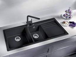 black kitchen sink, blanco sinks