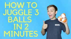 Here's how you can work your way up from juggling one ball to three. How To Juggle 3 Balls In Two Minutes Step By Step Tutorial Youtube