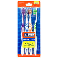 You can just use a spoon out of your silverware. Dr Fresh White Clean Toothbrush With Soft Bristles And Tongue Cleaner 4 Count Drfresh