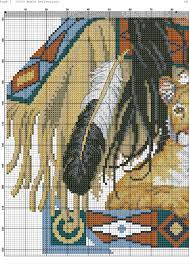 This counted cross stitch pattern was created from the beautiful artwork of al agnew, licensed through mhs licensing. Pin On Indianer