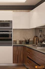 Modern Dark Wood Grain U Shape Kitchen Cabinet U Shaped Kitchen Cabinets Modern Wood Kitchen Elegant Kitchens