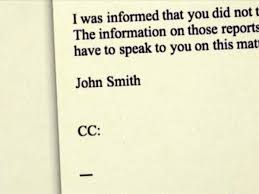 How To Cc In A Business Letter Howcast