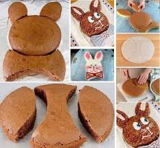 If You Have Two 9 Inch Round Cake Pans You Can Make An Easter Bunny Cake Description From Everythingorganized Org I Easter Cakes Bunny Cake Easter Bunny Cake