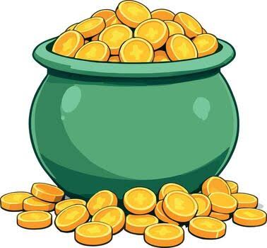 Pot Of Gold Vector Art, Icons, and Graphics for Free Download