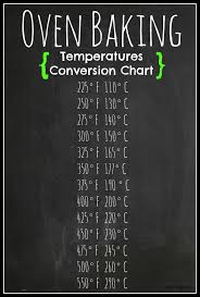 Oven Baking Temperature Conversion Chart Wish I Had This