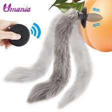 Fox Tail Anal Plug Wireless Remote Anal Sex Toys Silicone Fake Furry Butt  Plug Flirt Anus Plug For Adult Sex Products For Couple