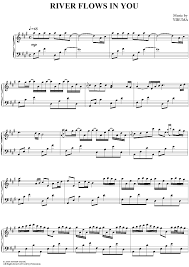 River Flows In You Piano Sheet Music Free Flute Sheet Music Violin Sheet Music