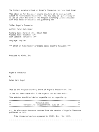 29 jul, 2021 post a comment Roget S Thesaurus Quantity Project Gutenberg
