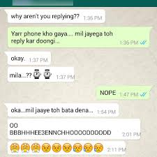 16 Hilarious Indian Whatsapp Chats That Would Make You Laugh Harder Than You Should Dotcomstories See more of whatsapp chat india on facebook. 16 hilarious indian whatsapp chats that