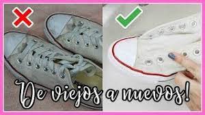 Te hemos comentado antes cómo mezclarlo con. Como Lavar Tus Converse Blancos Y Dejarlos Como Nuevos Facil Priscila Youtube