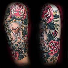 Your hourglass tattoo can represent anything that you want it to, but keep in mind that the world at large will be reminded of the meanings below. 50 Traditional Hourglass Tattoo Designs For Men Passage Of Time