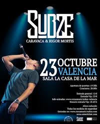 La casa de la mar. Ticket Selling Subze En Concierto Valencia La Casa De La Mar Alboraya Valencia Giglon